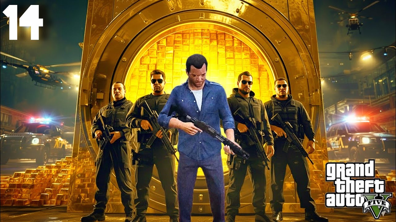 Michael ka Illegal GOLD Smuggling Heist! 🚨 Police & Helicopter Chase | GTA 5 Hindi