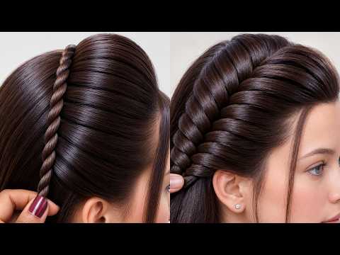 Simple Different Hairstyle For Girls | Beautiful Hair Design | Hairstyle For Wedding Party