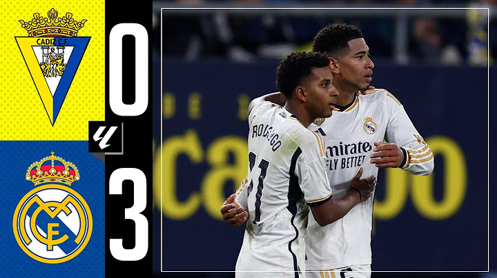 Cádiz CF 0-3 Real Madrid | HIGHLIGHTS | LaLiga 2023/24