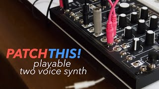 Playing A Bassline With A Random Sequence From Ableton || Patch This #2 Make Noise 0-Coast