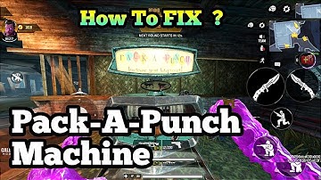 How to Fix Pack A Punch Machine | Electronic Part Missing? Cod mobile