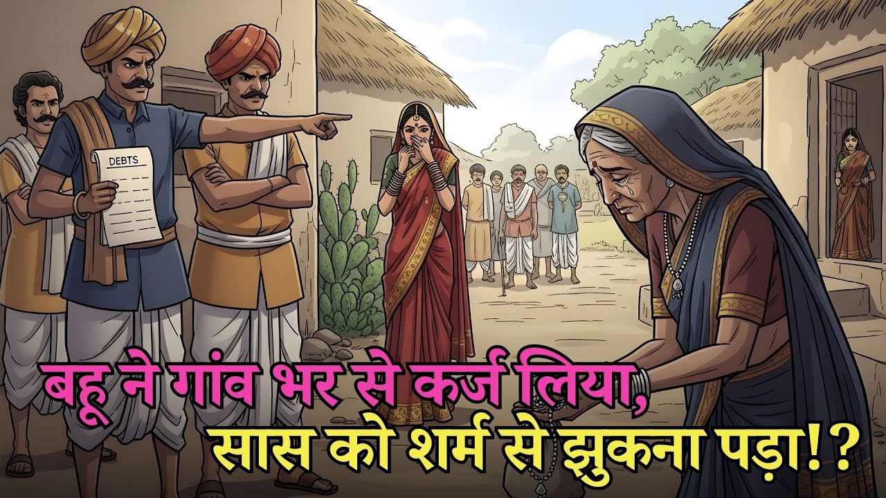 ससुराल के नाम पर कर्ज़ — जब बहू के पापों की सज़ा सास को झुककर चुकानी पड़ी | भारतीय लोककथा