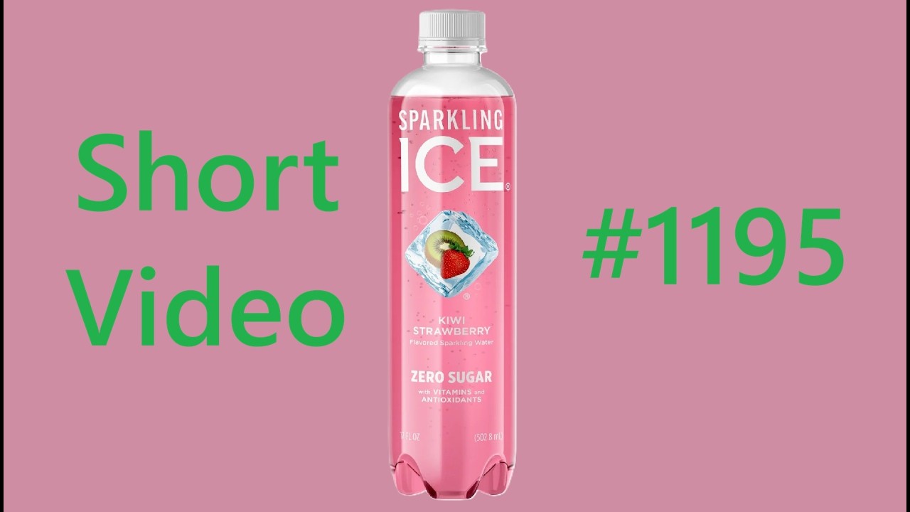 1195. Short Video on Sparkling Ice Strawberry Kiwi - YouTube