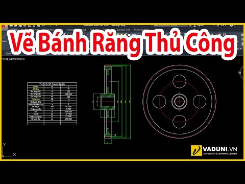 Video Hướng dẫn vẽ bánh răng trụ thủ công bằng AutoCAD |... - youtube
