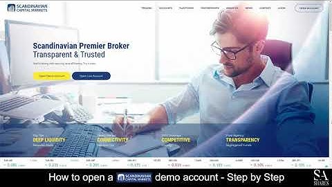 How to Open a Scandinavian Capital Market Demo Account - A Step By Step Guide for Beginners 🔎