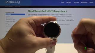 How to Soft Rest GARMIN Vivoactive 3 - Force Restart screenshot 5