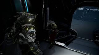 Warframe Hey Kiddo operator being creepy