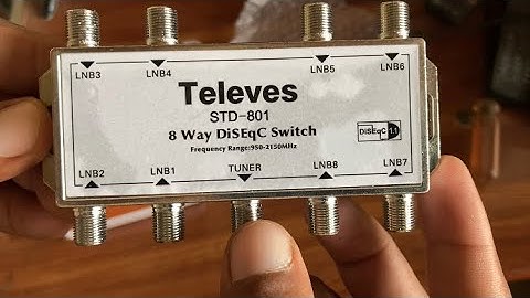 Telves 8 Ways DisEqC Switch Review 2023.