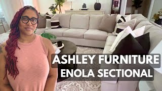 ASHLEY FURNITURE SECTIONAL | ONE YEAR UPDATE | Do We Love It? | ENOLA 4Piece Sectional