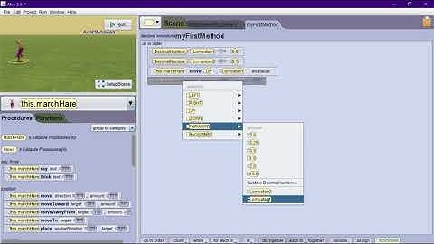 Tutorial Animasi Kelinci Melompat dan Teks Bergerak dengan Aplilkasi Alice 3