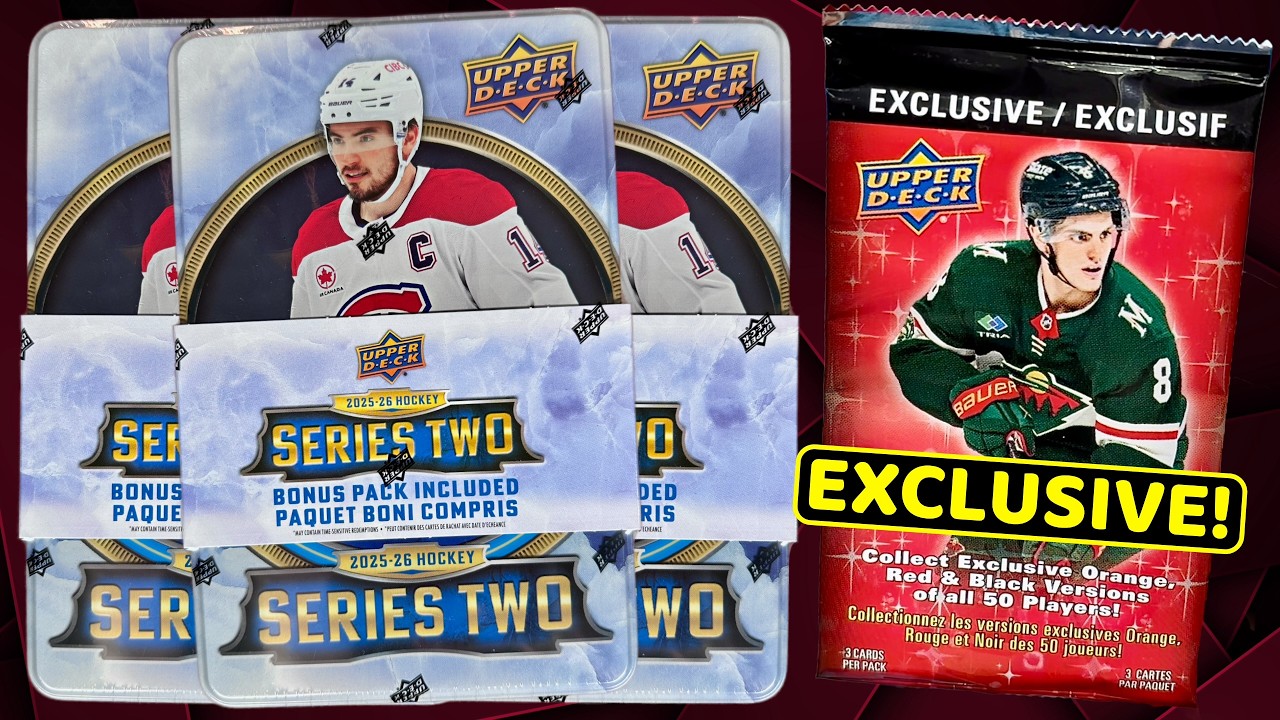 THE BEST YG OPTION! - Opening 3 Retail Tins of 2025-26 Upper Deck Series 2 Hockey