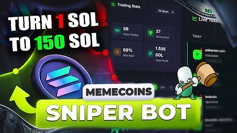 Memecoins Trading Bot! | Solana Sniper Bot EXPLAINED! | Crypto Trading GAME CHANGER!