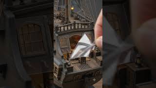 I Unboxed a Pirate Ship From a Tiny Box! 🏴‍☠️⛵ #treasureships #shiphero #viral #shorts #ai #shipfam