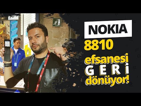 Nokia 8110 4G ön inceleme - MATRIX TELEFONU küllerinden doğdu! MWC 2018