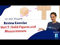 Grade 8 Maths Unit 7 Review Exercise For Unit 7 Solid Figures And Measurements Saquama ሳቋማ 