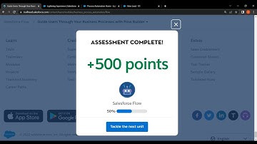 Salesforce Trailhead - Guide Users Through Your Business Processes with Flow Builder