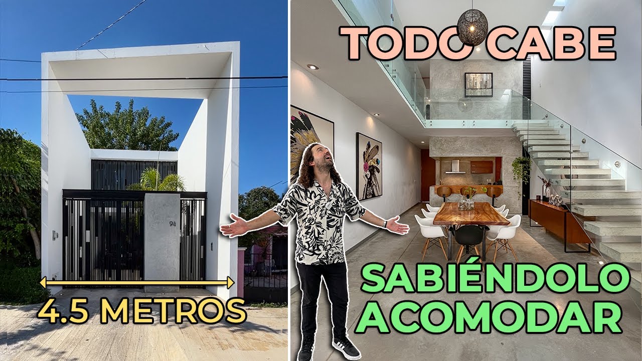 TREMENDA CASA en un TERRENO de 200 m2!!! 2 Habitaciones, BAR, alberca, DOBLE ALTURA y más...