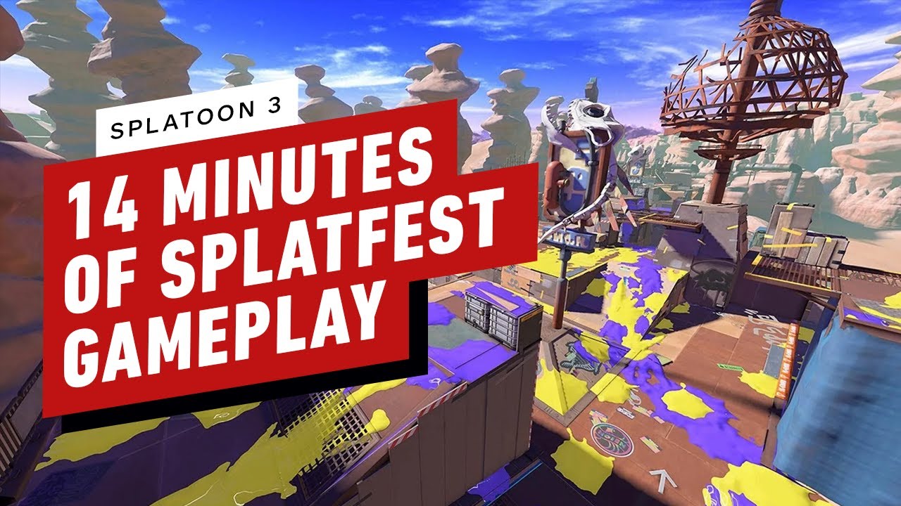 Splatoon 3 14 Mintues Of World Premiere Splatfest Gameplay YouTube