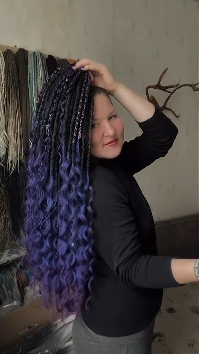 RU/ENG Дреды со свободным концом Dreadlocks with free end #dreads # ...