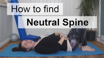 Principles of Pilates - finding Neutral Spine