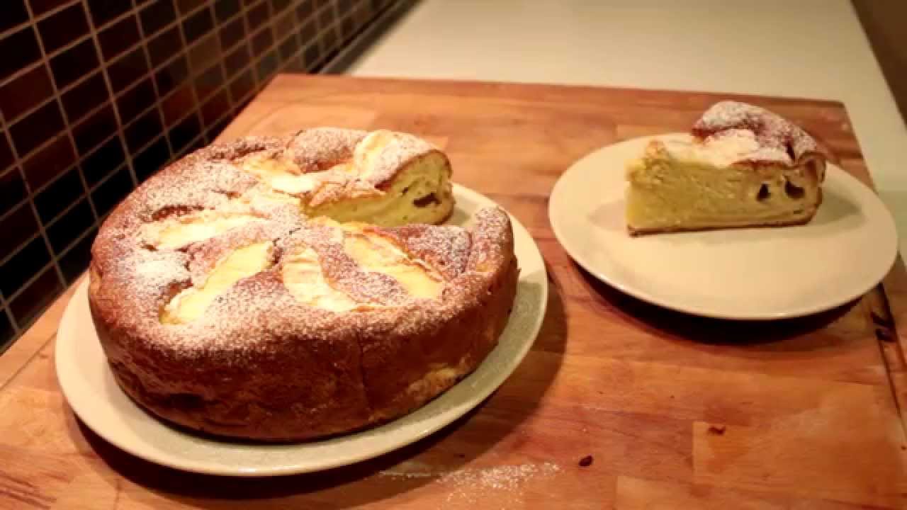 torta di mele senza burro e olio - YouTube