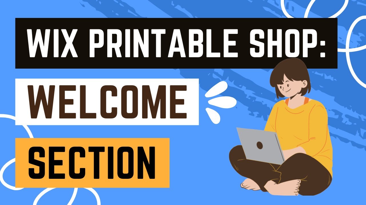 Designing a Welcoming Homepage for Your Wix Printables Shop