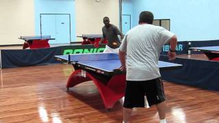 Will Shortz practices some slams plus some other knocks. Gregory RIley and Rawle go at it.