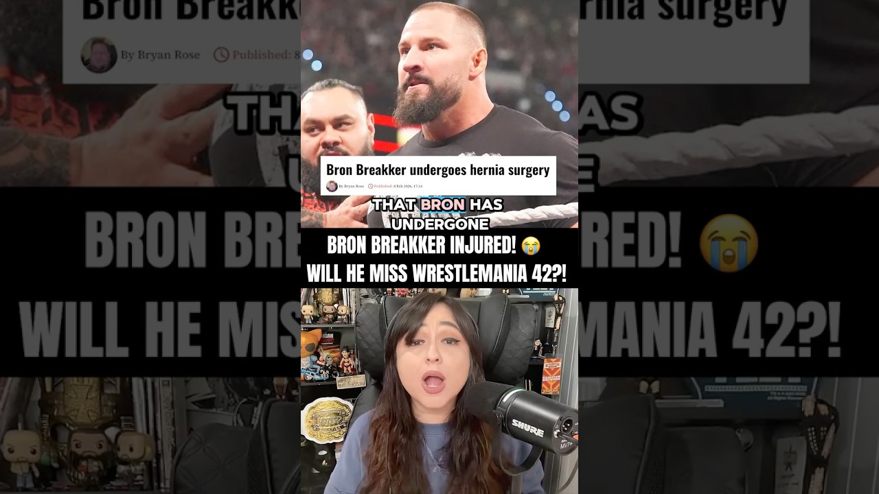 Брон Брейккер получил травму — пропустит ли он WrestleMania 42?! 😭