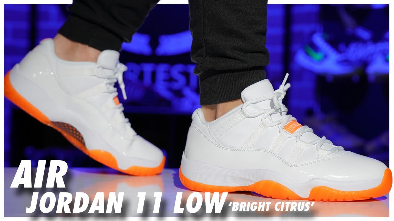 Air Jordan 11 Low Bright Citrus - YouTube