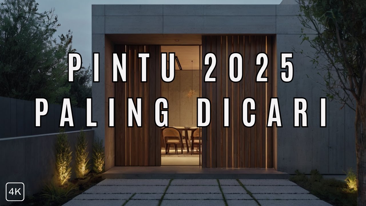 6 Desain Fasad Pintu Rumah Modern Minimalis | Tampilan Depan Elegan & Berkelas