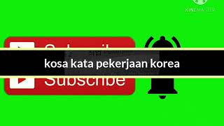 Kosakata Bahasa Korea Pekerjaanprofesi  Belajar Bahasa Korea Untuk Pemula
