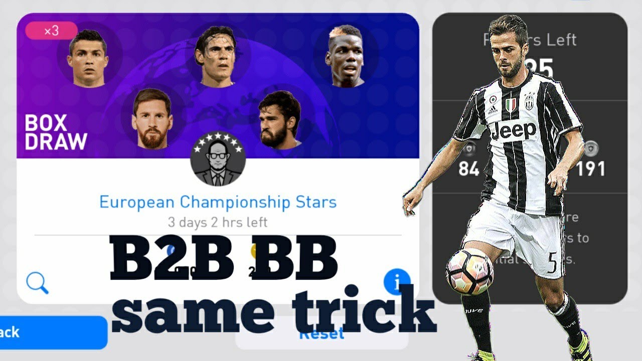 Black Ball Trick in European Championship Stars|PES 2019💥