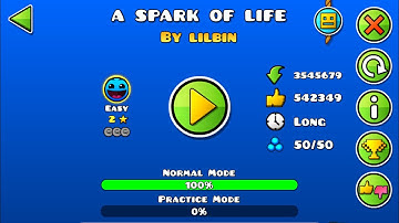 Geometry Dash Spark of life + New Intro