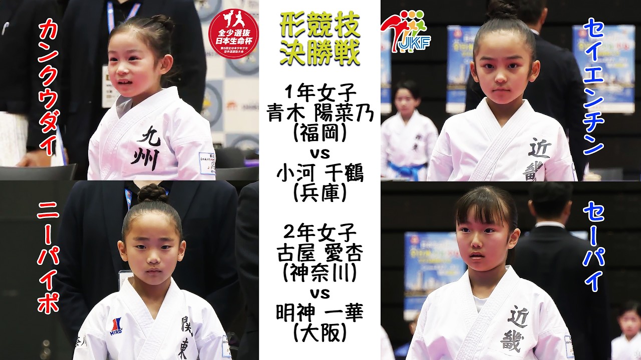 昭和五年七月／時事新報社。銅製　第捨壹回　全日本女學生庭球選手権大會。記念章。 決勝！】「日本生命杯 第5回全日本少年少女空手道選抜大会」形競技 1