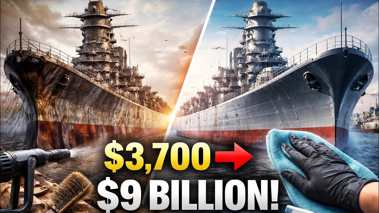 “We Bought a 1941 Yamato Battleship for $3,700 and Restored It to $9 Billion! | ASMR Restoration”