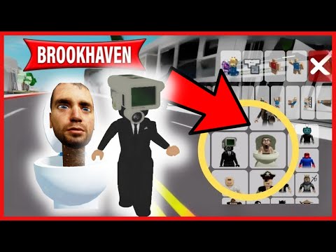 Como Convertirse En Los Personajes De Skibidi Toilet En Brookhaven Roblox Códigos De Brookhaven