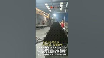 The turning point of the production line: Human labor is out, equipment comes in #robotic #machine