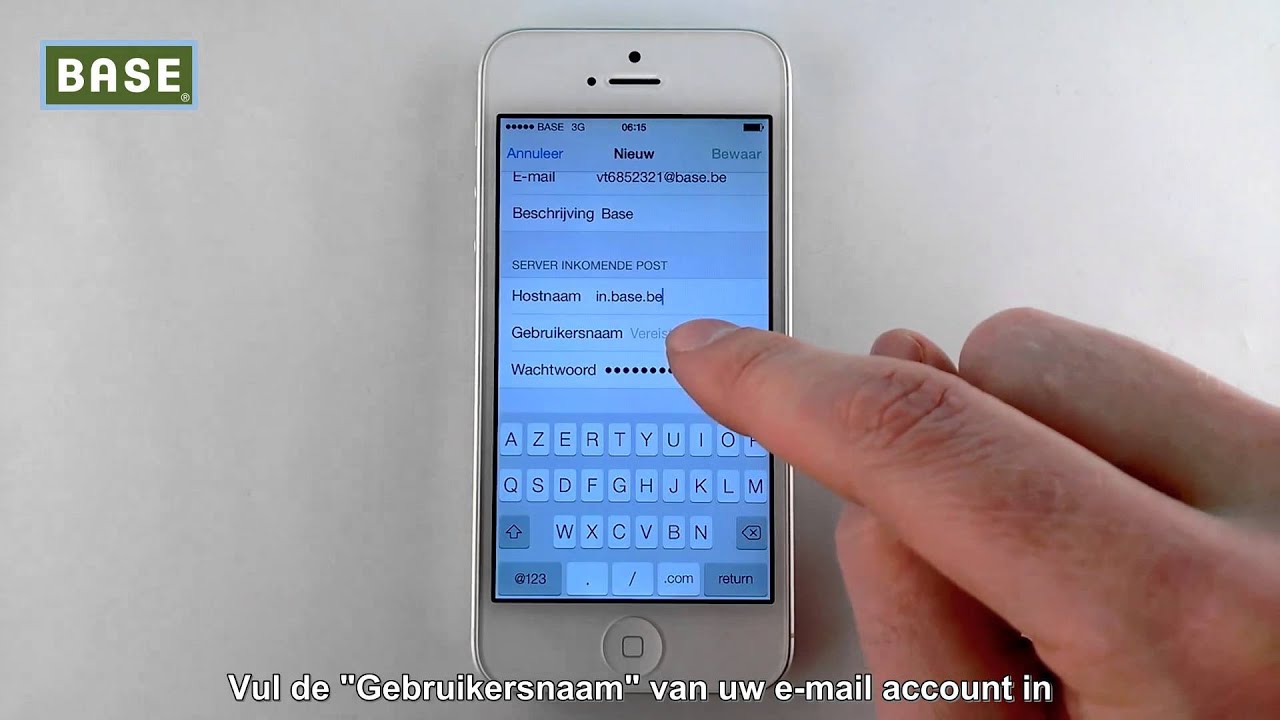 Nl Hoe Een E Mail Account Installeren Op Je Iphone Ios Versie Youtube