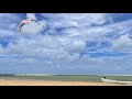 Kiteboarding at Sugars Beach, Murray Mouth, South Australia