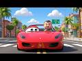 Wroom Wroom Red Ferrari 🏎️❤️ | Fast Racing Car Song for Kids | Learn Cars &amp; Vehicles for Toddlers