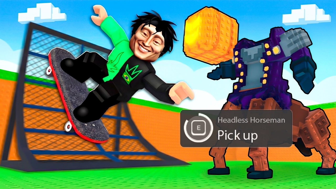 ROLE DE SKATE PARA ROUBAR BRAINROTS