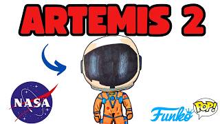 Como DIBUJAR un ASTRONAUTA Funko Pop de ARTEMIS 2 / How to DRAW ASTRONAUT from ARTEMIS 2