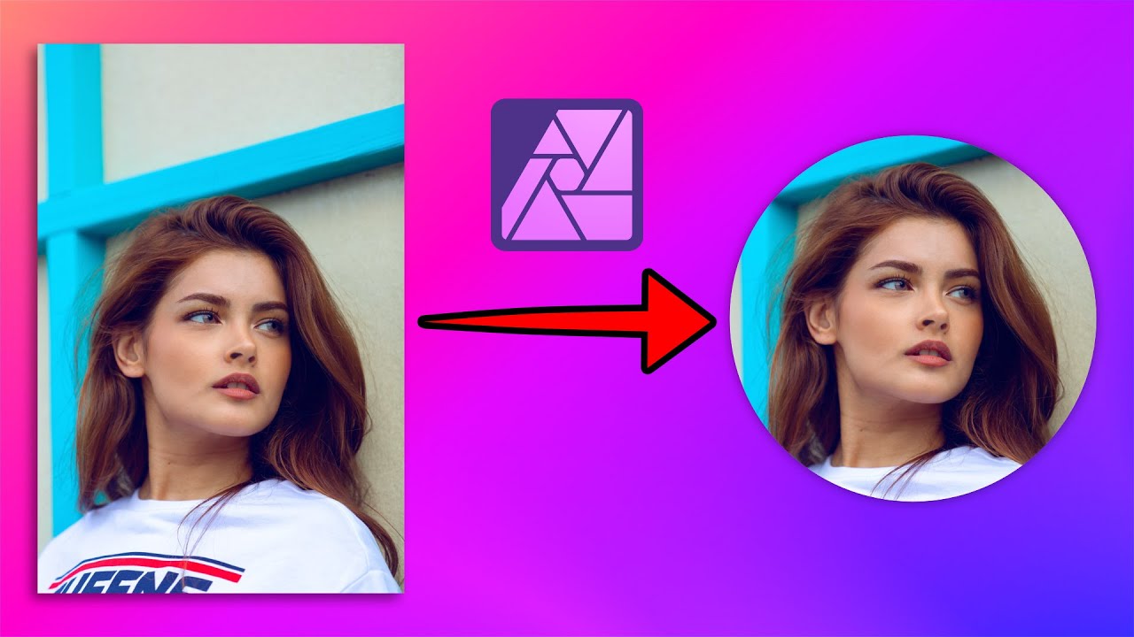 How To Crop In a Circle In Affinity Photo Fast & Easy!