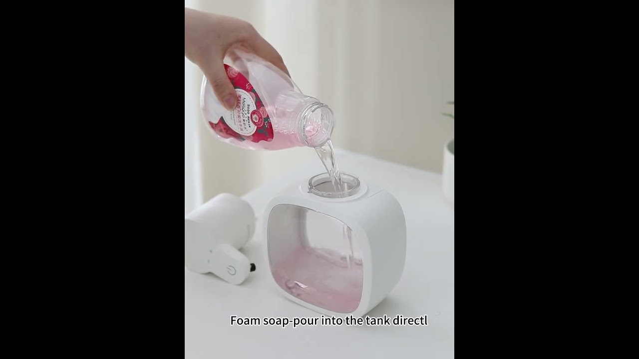 New Wall Mounted Automatic Soap Dispenser Foam Smart Hand Washing Machine Rechargeable Bathroom