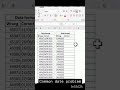 Date format in excel #excel #spreadsheetmagic #excelshorts #exceltricks