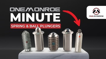 What is the Difference Between Spring and Ball Plungers?
