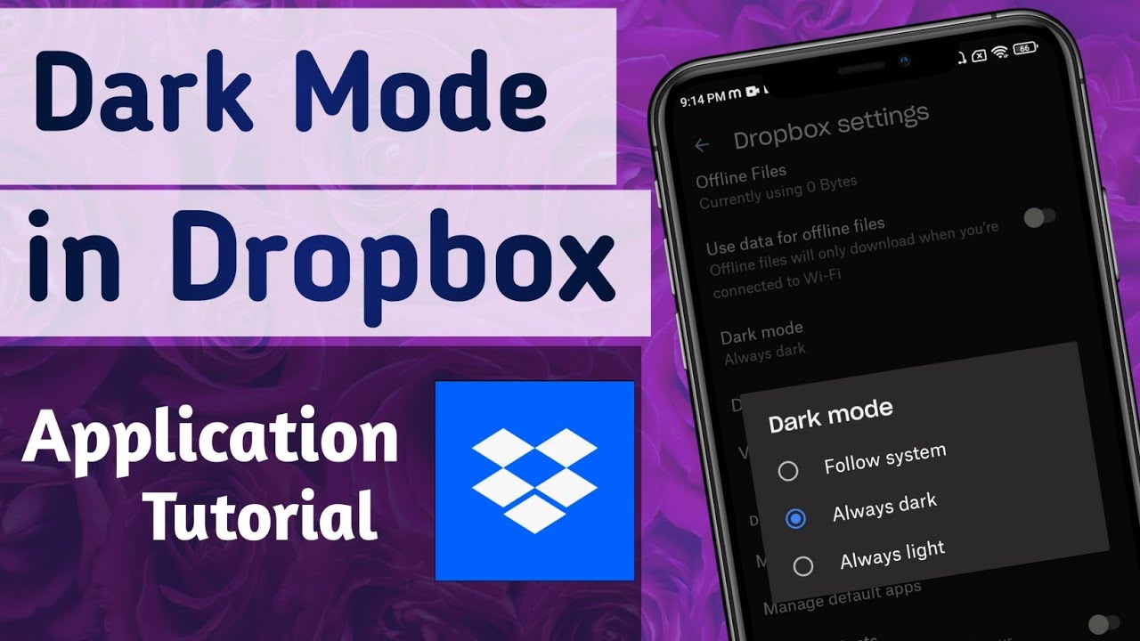 How to Enable Dark Mode in Dropbox App