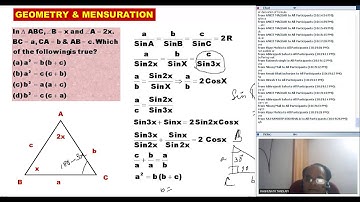 Geometry Workshop For CAT 2013 Students