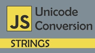 Unicode conversions in Javascript