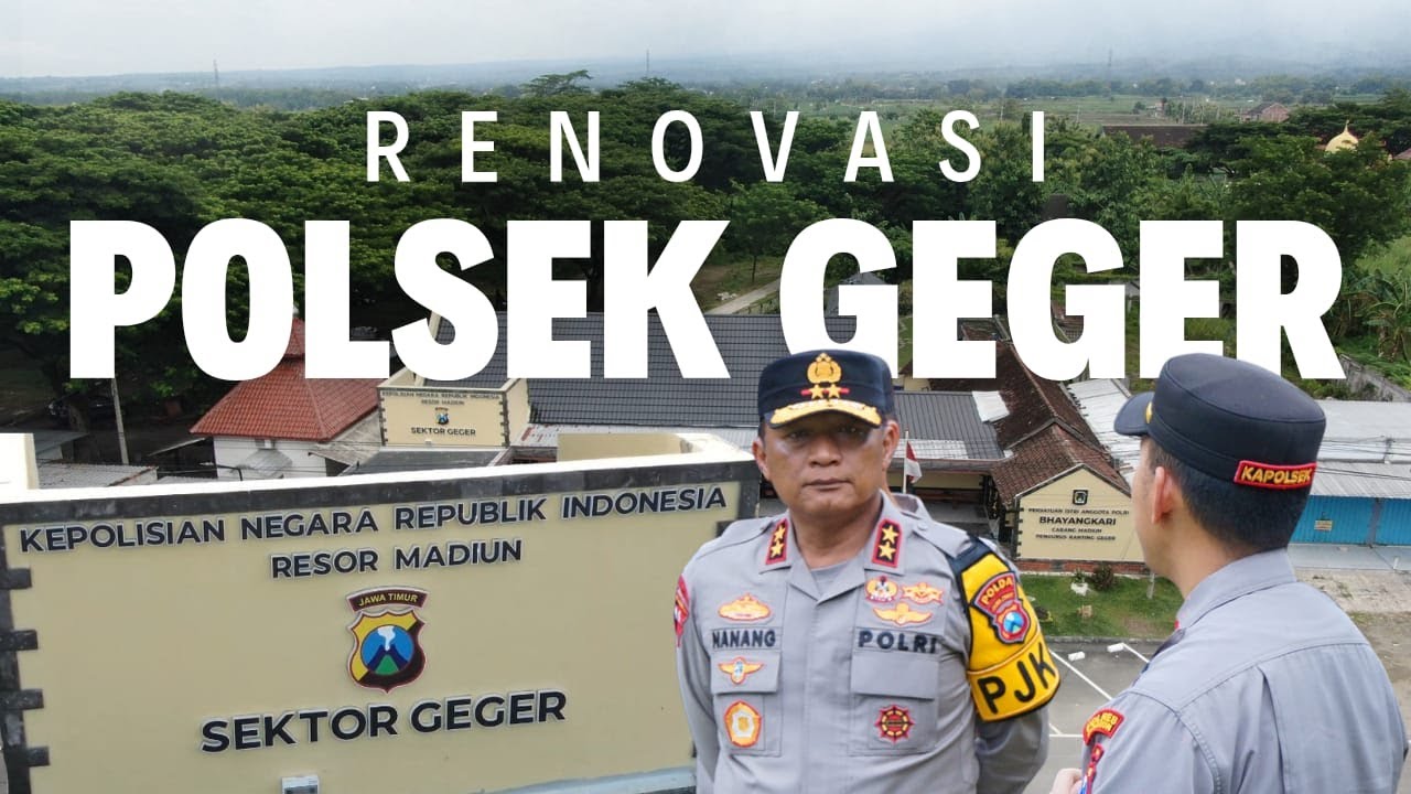 Selesai Renovasi! Polsek Geger Madiun Kini Tampil Perkasa